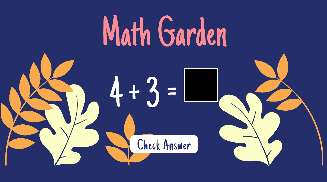 Math Garden Game